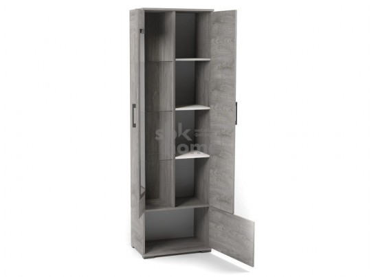 Пенал Д-3п со стеклом правый, Денвер (600*377*2020) Риббек серый, 31306 в Ростове-на-Дону