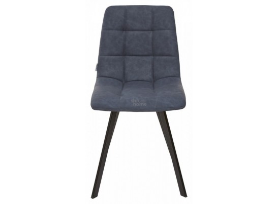 Стул модель SQUARE,синяя сталь RU-03/каркас черный, CHILLI (460*550*890) Синяя сталь, 2492 в Ростове-на-Дону