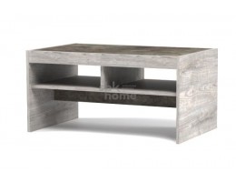 Стол журнальный №3, Честер (868*520*450) Риббек серый, 60506