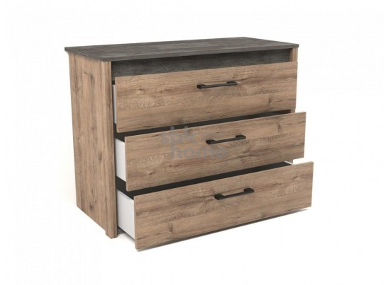 Комод малый NEW, Денвер (970*435*750) Дуб Веллингтон, 11815 в Ростове-на-Дону