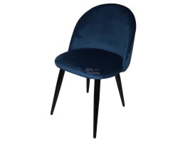 Стул серо-синий/черные ножки, A208 (550*520*770), А208-18ИМП
