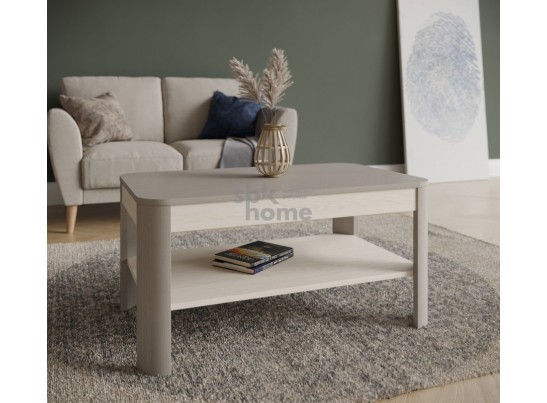 Стол журнальный, Лацио (900*550*450) Серый камень/Гладстоун белый, 60901 в Ростове-на-Дону