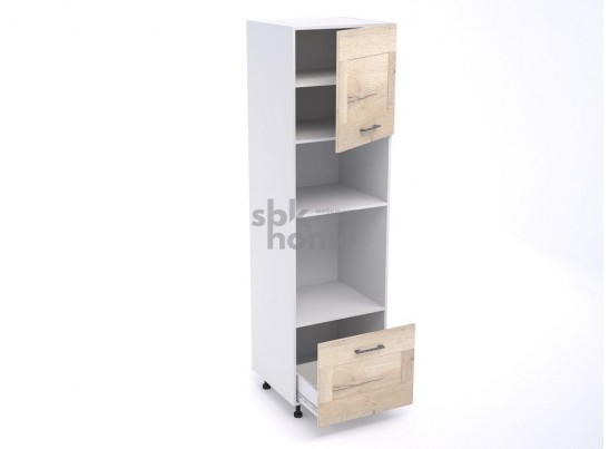 Пенал П-1, Дублин (600*570*2166) Дуб галифакс белый, 21669 в Ростове-на-Дону