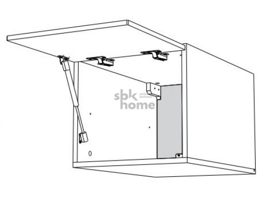 Шкаф АГ-45, Женева (450*586*360) Дуб Палермо/Серый камень , 22026 в Ростове-на-Дону