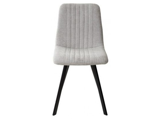 Стул галечный серый/каркас черный, ELVIS (460*550*890) Серый, 925636 в Ростове-на-Дону