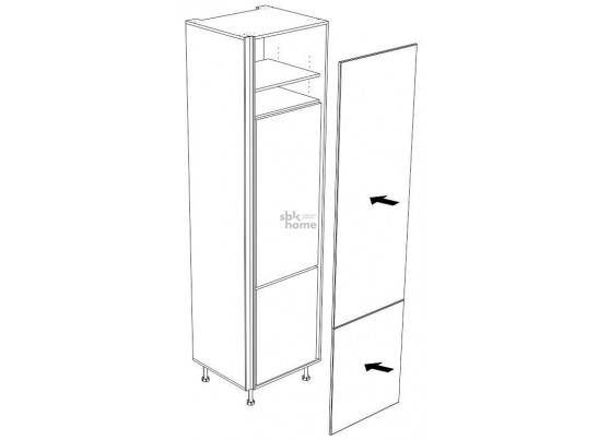 Пенал ПХ, Женева (642*586*2456) Дуб Палермо/Серый камень , 22056 в Ростове-на-Дону