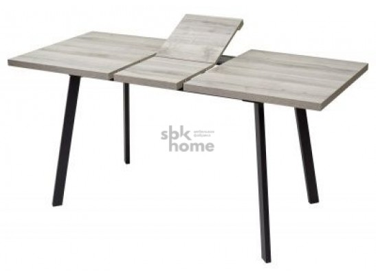 Стол Дуб Шерман серый/каркас черный, ФИН (1200*700*750), 925638 в Ростове-на-Дону