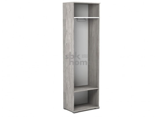 Шкаф Д-2 для одежды, Денвер (600*380*2020) Риббек серый, 31303 в Ростове-на-Дону