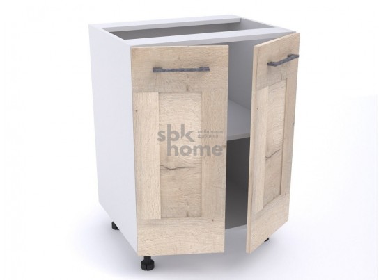 Стол С-60 (520) 2-х дверный, Дублин (600*520*820) Дуб галифакс белый, 21678 в Ростове-на-Дону