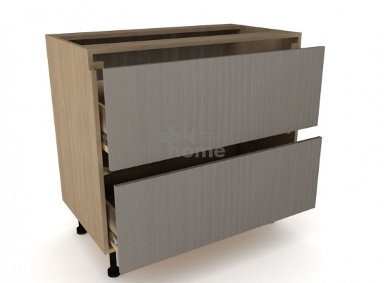 Стол с ящиками "Женева" 90 Дуб Палермо/Серый камень в Ростове-на-Дону