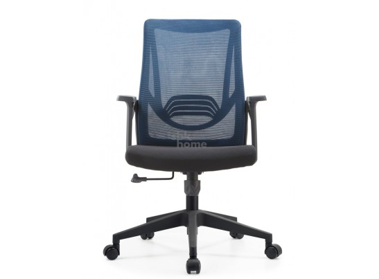 Кресло офисное,вращающееся LJ-2201В BLUE+BLACK (610*500*1070), LJ-2201В BLUE+BLACK ИМП в Ростове-на-Дону