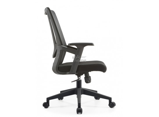 Кресло офисное,вращающееся LJ-2201В BLACK (610*500*1070), LJ-2201В BLACK ИМП в Ростове-на-Дону