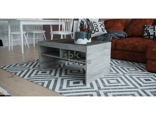 Стол журнальный №3, Честер (868*520*450) Риббек серый, 60506 в Ростове-на-Дону