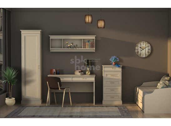 Шкаф для одежды 1-но дверный, Сиена (595*406*2100) Береза бежевая, 31803 в Ростове-на-Дону