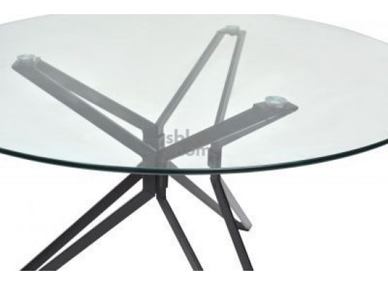 Стол VENETO прозрачное стекло (XS-DT003) (1100*1100*750), 2330 в Ростове-на-Дону