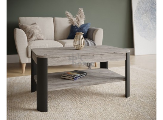 Стол журнальный, Лацио (900*550*450) Риббек серый/Фреско, 60904 в Ростове-на-Дону