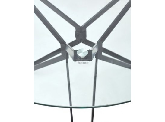 Стол VENETO прозрачное стекло (XS-DT003) (1100*1100*750), 2330 в Ростове-на-Дону