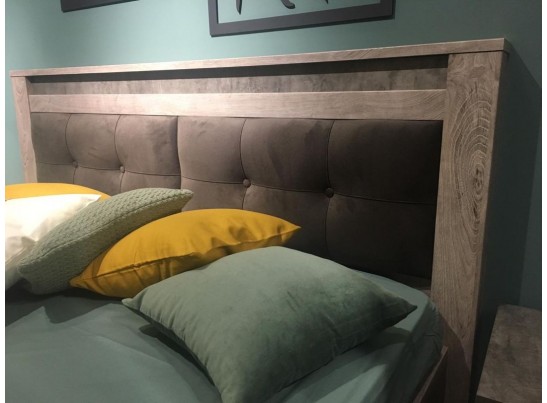 Мягкая вставка изголовья кровати Люкс 1600, Денвер (1560*365*60) Коричневый, 910513 в Ростове-на-Дону