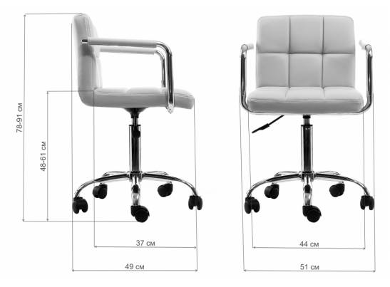 Компьютерный стул Arm черный в Ростове-на-Дону