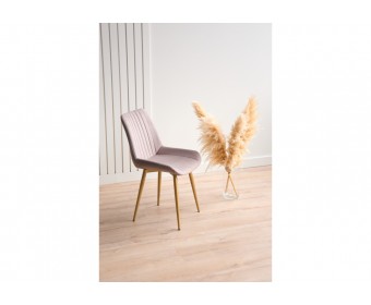 Стул на металлокаркасе Седа 360 латте (zd 290) / золотой