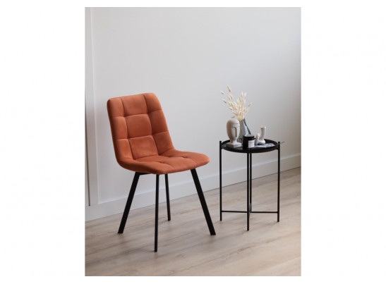 Стул на металлокаркасе Чилли терракотовый / черный в Ростове-на-Дону