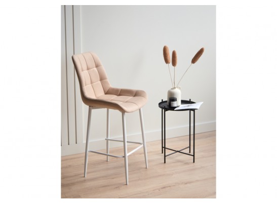 Полубарный стул Челси 360 бежевый (zd 210) / белый в Ростове-на-Дону