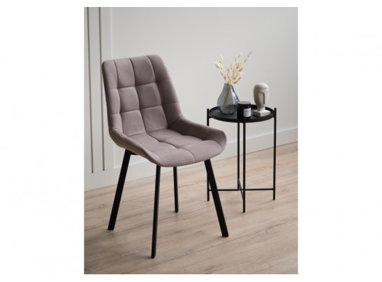 Стул на металлокаркасе Челси 360 П латте (zd 290) / черный в Ростове-на-Дону