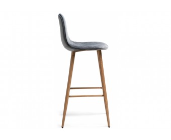 Барный стул Capri dark gray / wood