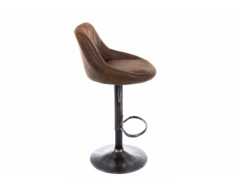 Барный стул Curt vintage brown