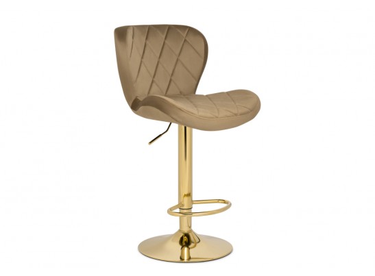 Барный стул Porch dark beige / golden в Ростове-на-Дону