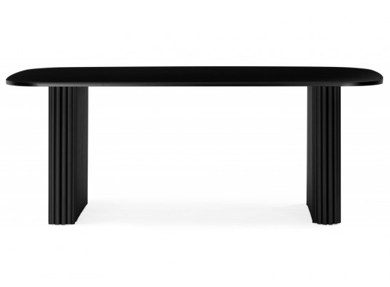 Деревянный стол Бавария B 180 х 90 черная пленка шагрень / черный в Ростове-на-Дону