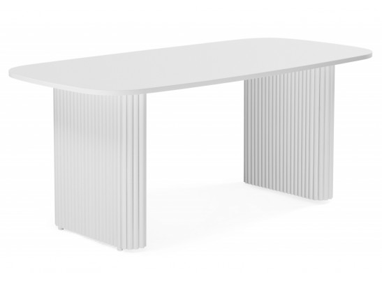 Деревянный стол Бавария B 200 х 90 белая пленка шагрень / белый