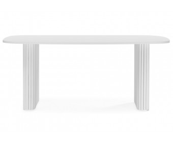 Деревянный стол Бавария B 200 х 90 белая пленка шагрень / белый