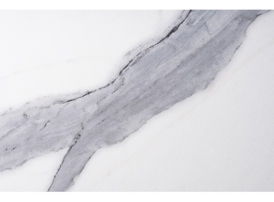 Деревянный стол Бетина 100(130)х100х75 мрамор белый / черный в Ростове-на-Дону