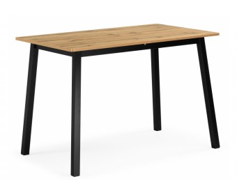 Деревянный стол Марион 110(140) x 68 дуб вотан / черный