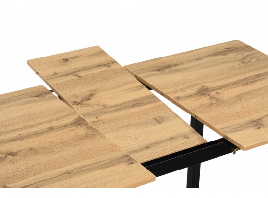 Деревянный стол Марион 110(140) x 68 дуб вотан / черный в Ростове-на-Дону