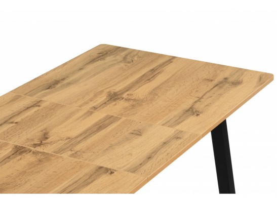 Деревянный стол Марион 110(140) x 68 дуб вотан / черный в Ростове-на-Дону