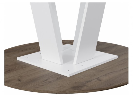 Деревянный стол Райнер белый / дуб крафт золотой в Ростове-на-Дону