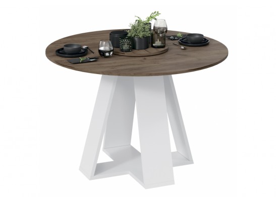 Деревянный стол Райнер белый / дуб крафт золотой в Ростове-на-Дону