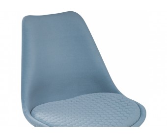 Деревянный стул Bonuss light blue