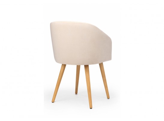 Деревянный стул Монер 360 бежевый (glory 03) / светлое дерево в Ростове-на-Дону