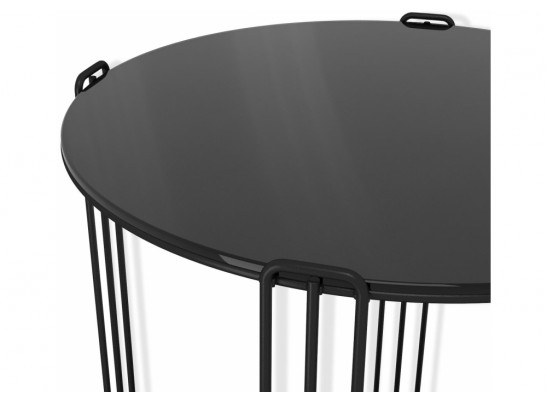 Кофейный столик SHT-CT34 черный глянец / черный муар в Ростове-на-Дону