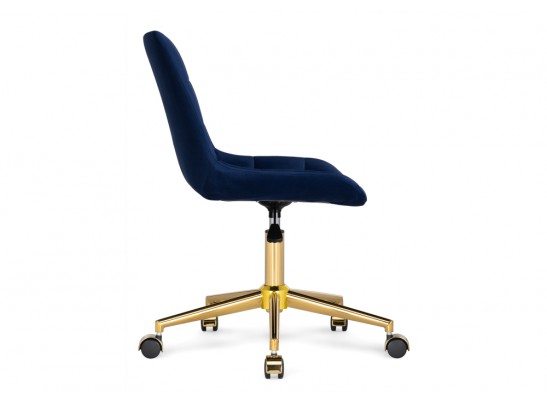 Компьютерное кресло Честер синий / золото в Ростове-на-Дону