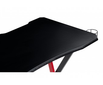 Компьютерный стол Kolman 120х60х76 black / red