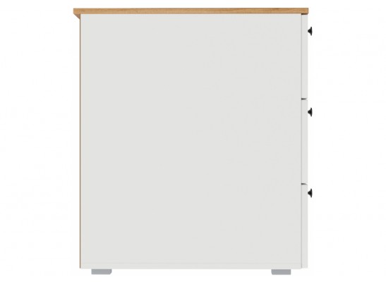 Письменный стол Опра белый шагрень / дуб золотой craft в Ростове-на-Дону