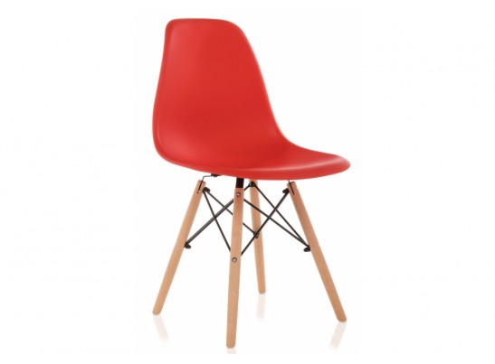 Пластиковый стул Eames PC-015 красный в Ростове-на-Дону