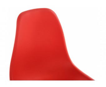 Пластиковый стул Eames PC-015 красный