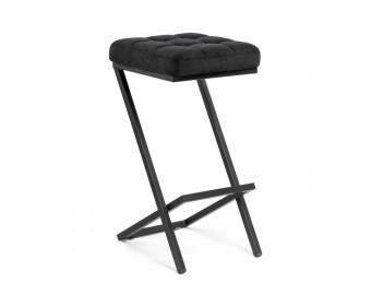 Полубарный стул Амаури катания блэк / черный матовый