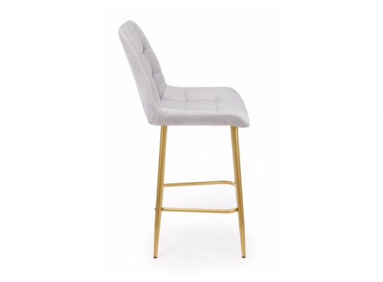 Полубарный стул Челси светло-серый (zd 960) / золотой в Ростове-на-Дону