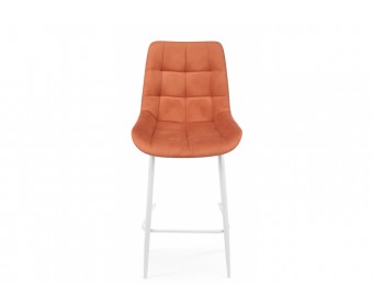 Полубарный стул Челси терракотовый (zd 432) / белый